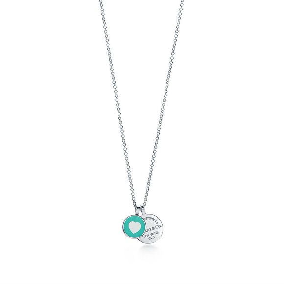 Tiffany & Co. Jewelry - Tiffany & Co. Silver Double Round Tag Necklace